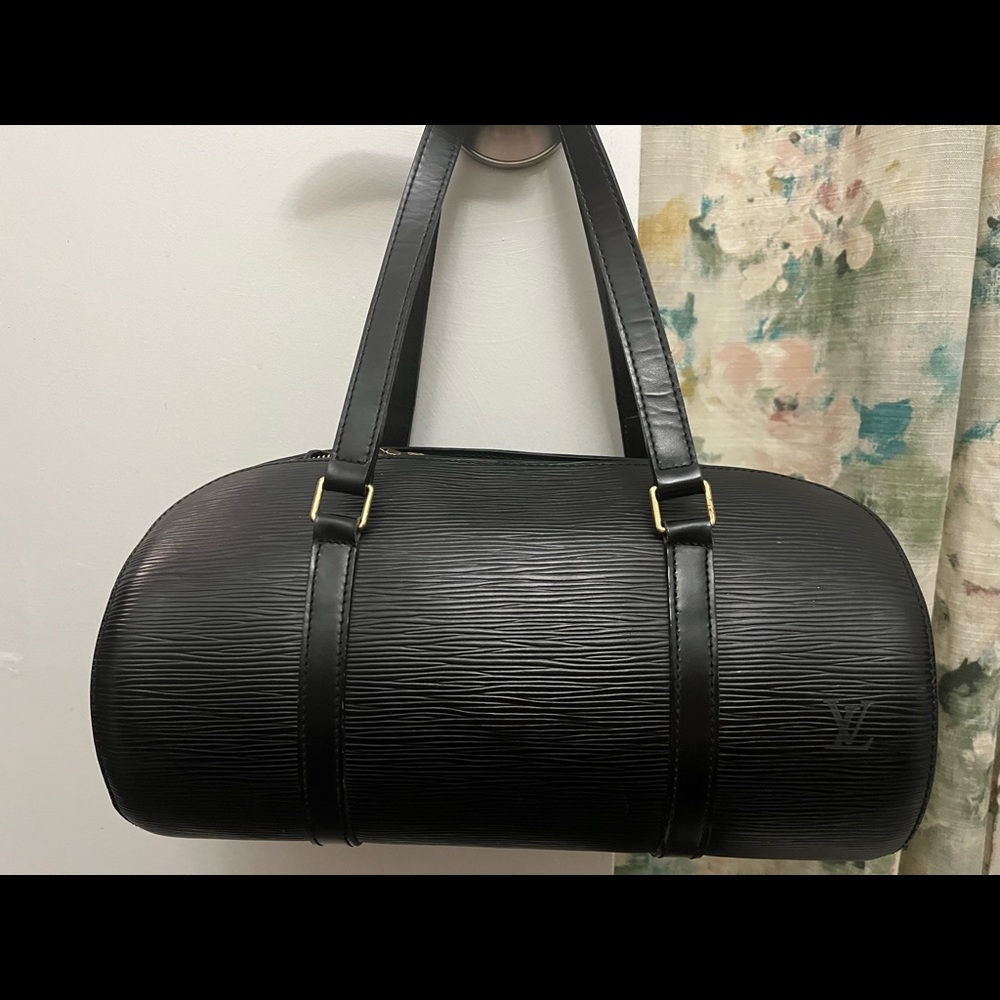 Louis Vuitton Epi Soufflot black